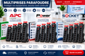 MULTIPRISES PARAFOUDRE (5 A 8 PRISES) / APC, POWER ET SOCKET