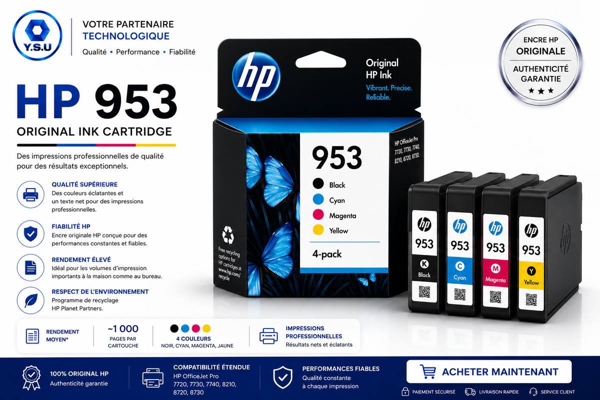 ENCRE POUR IMPRIMANTE DESKJET A JET D'ENCRE 953