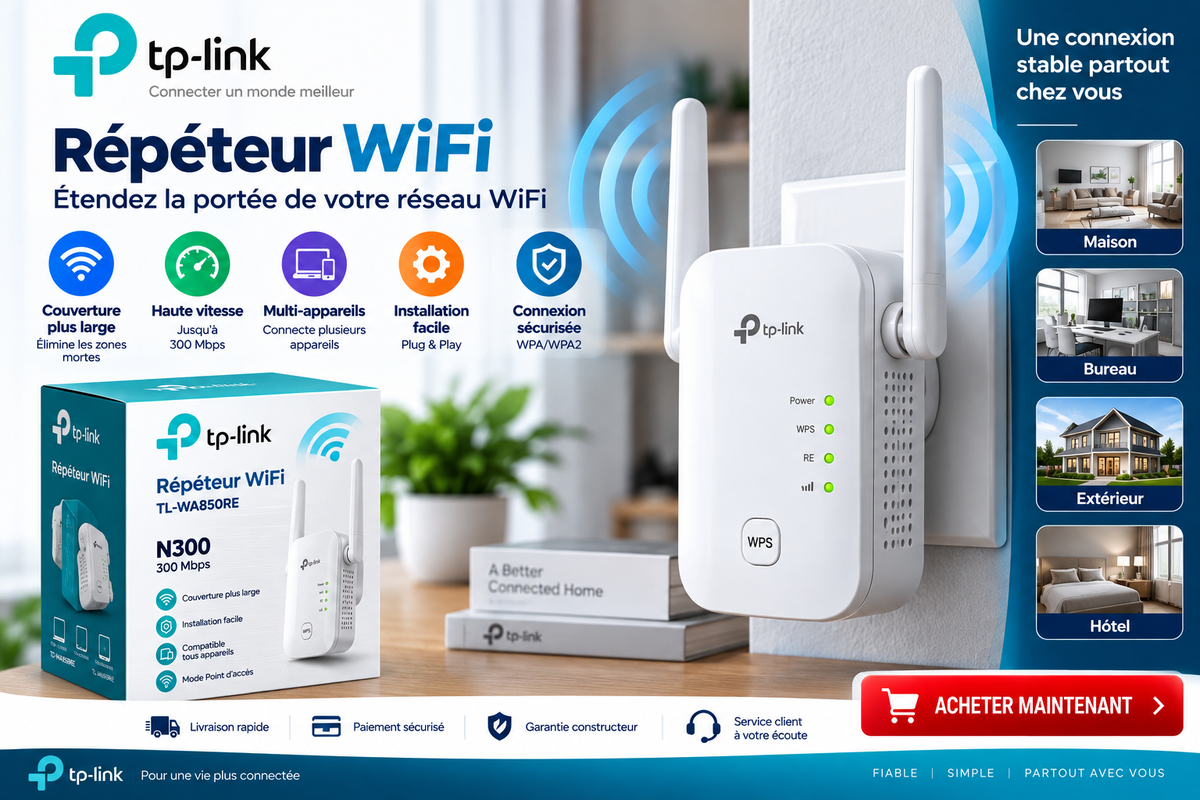REPETEURS WI FI (AMPLIFICATEURS) / XIAOMI, TP LINK