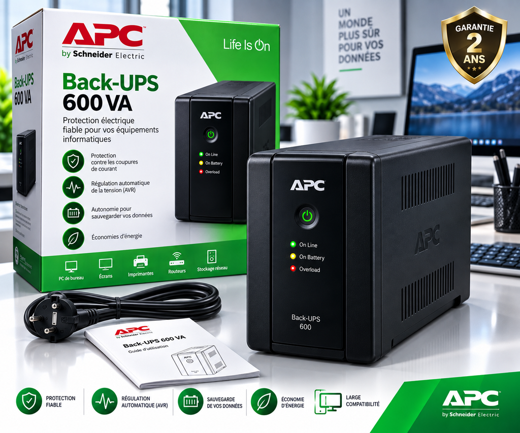 ONDULEUR 600 VA / APC, CURSOR ET ANTHO